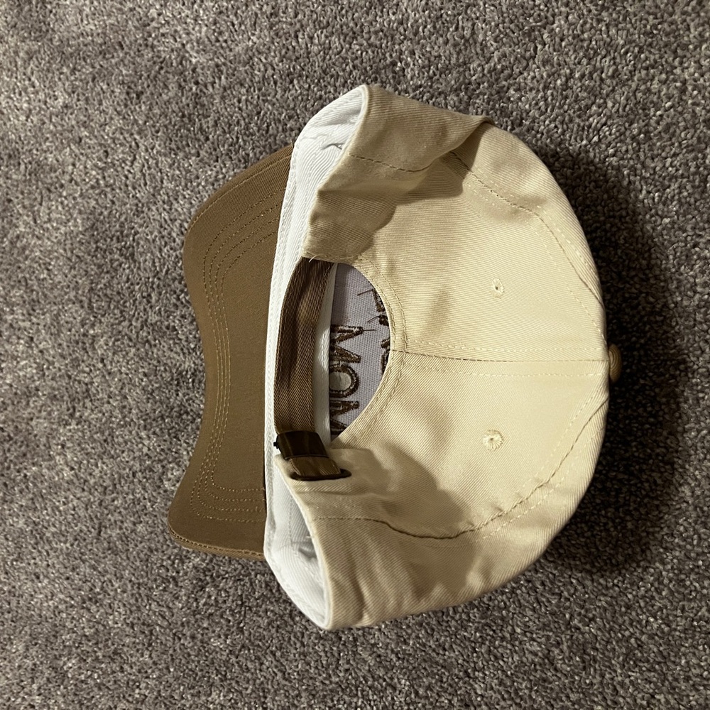 BASEBALL MOM Two-Tone Trucker Hat - Cream & Brown - Picture 3 of 3